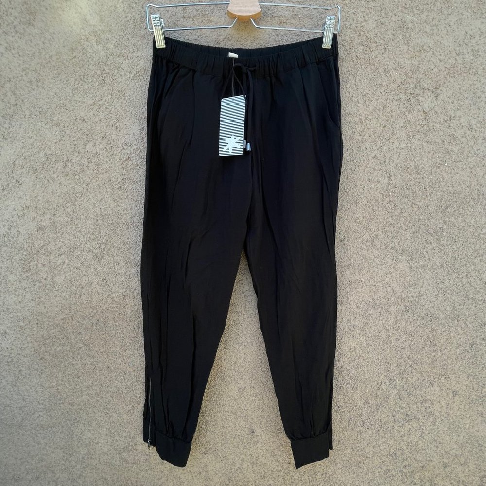 NWT Splendid black zip trousers